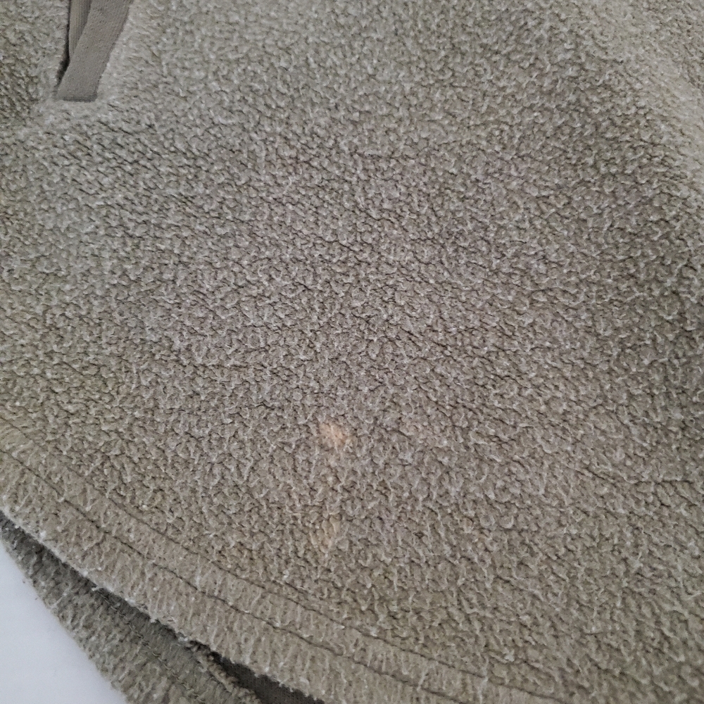 Free People Ruby Fleece Jacket Oversized Elbow Patch Size Medium Green - Picture 12 of 12